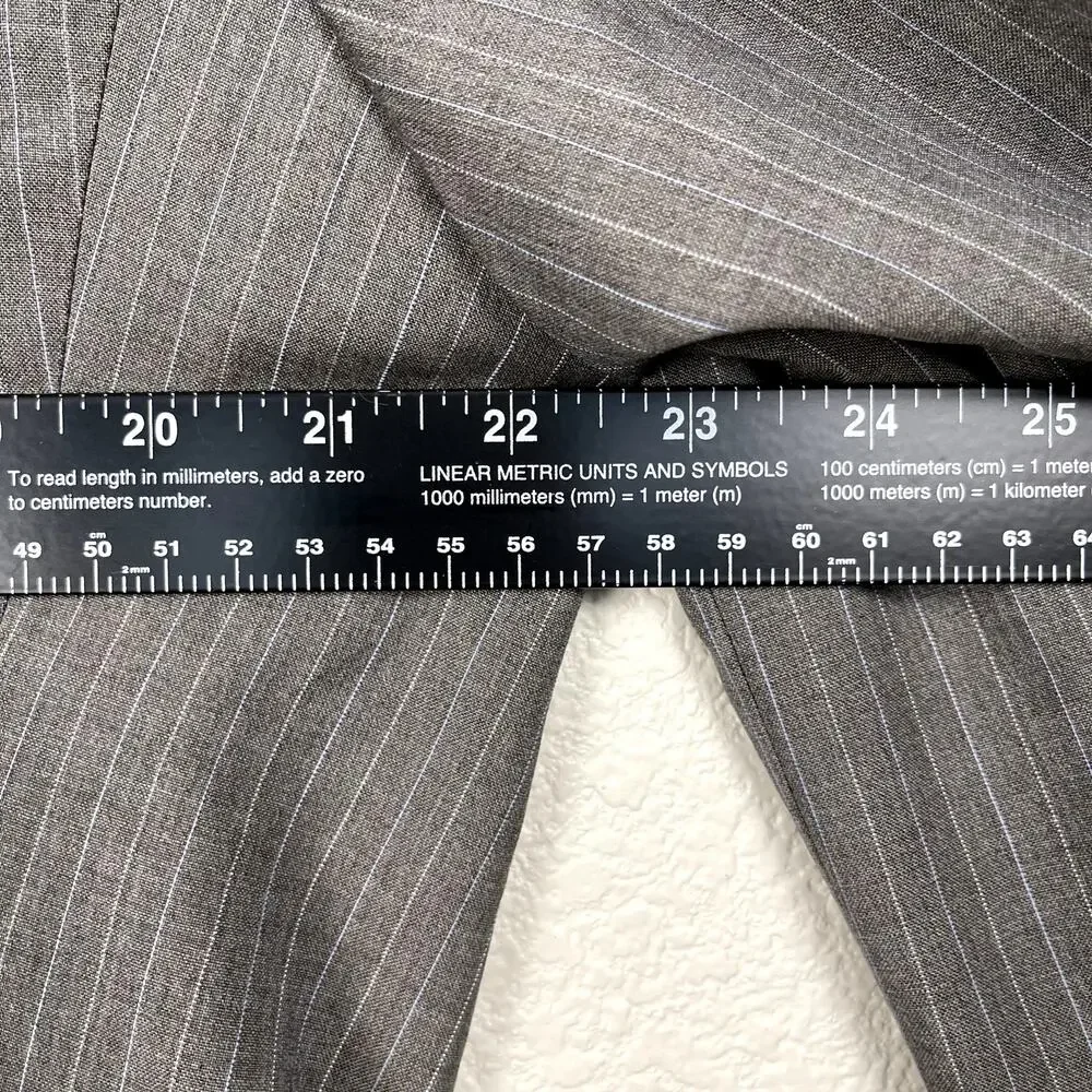 Hugo Boss Super 110 The James4/Sharp6 Reda Italy Woven Wool Blazer Pinstripe 44L